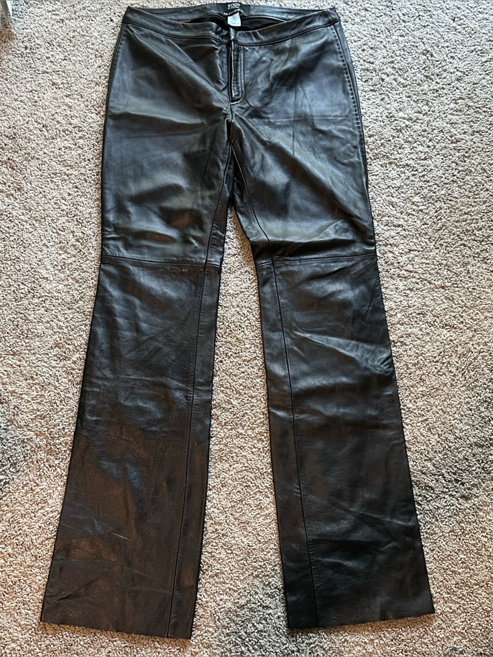 Victoria's Secret Body 100% Leather Pants The Christie Fit Vintage Size 6